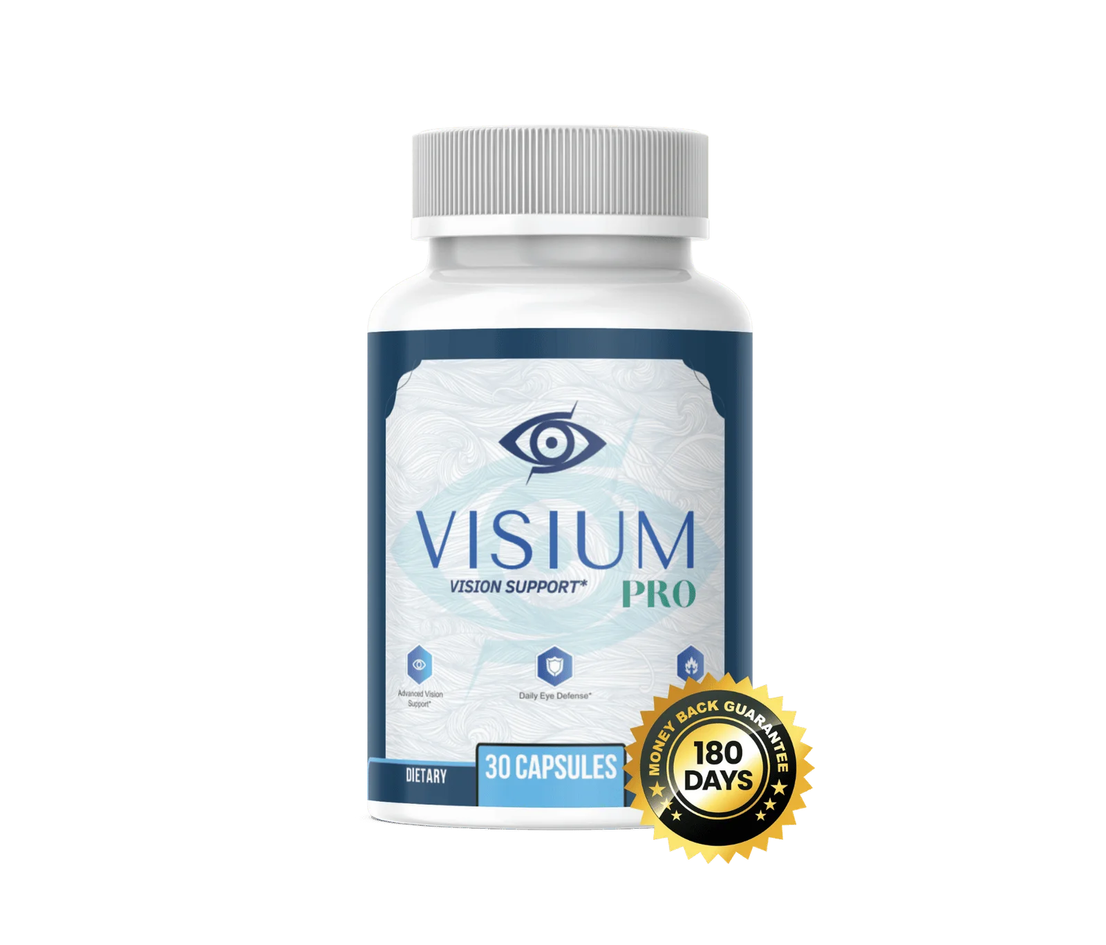 RetinaClear Vision Support Supplement Bottle
